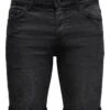 Only & Sons Jeans-Shorts In Schwarz -Modebekleidungs Geschäft only and sons jeans shorts in schwarz