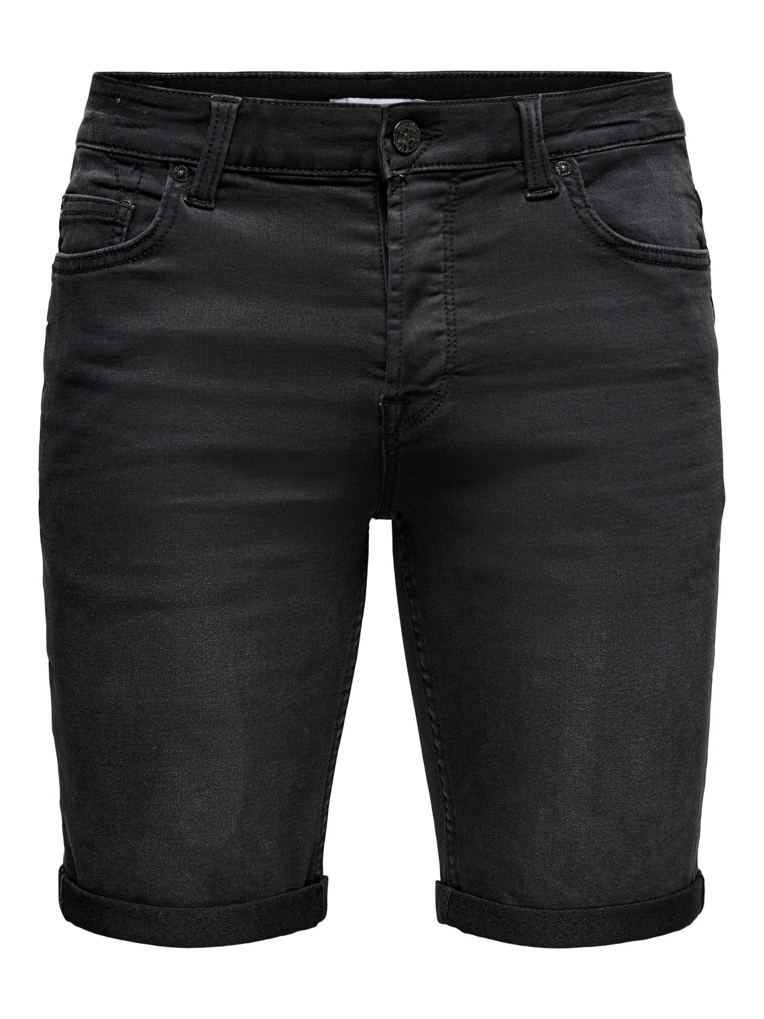 Jeans-Shorts in Schwarz Only & Sons Jeans-Shorts In Schwarz -Modebekleidungs Geschäft only and sons jeans shorts in schwarz