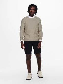 Only & Sons Pullover "Dextor" In Beige 5 Only & Sons Pullover "Dextor" In Beige -Modebekleidungs Geschäft only and sons pullover dextor in beige 3