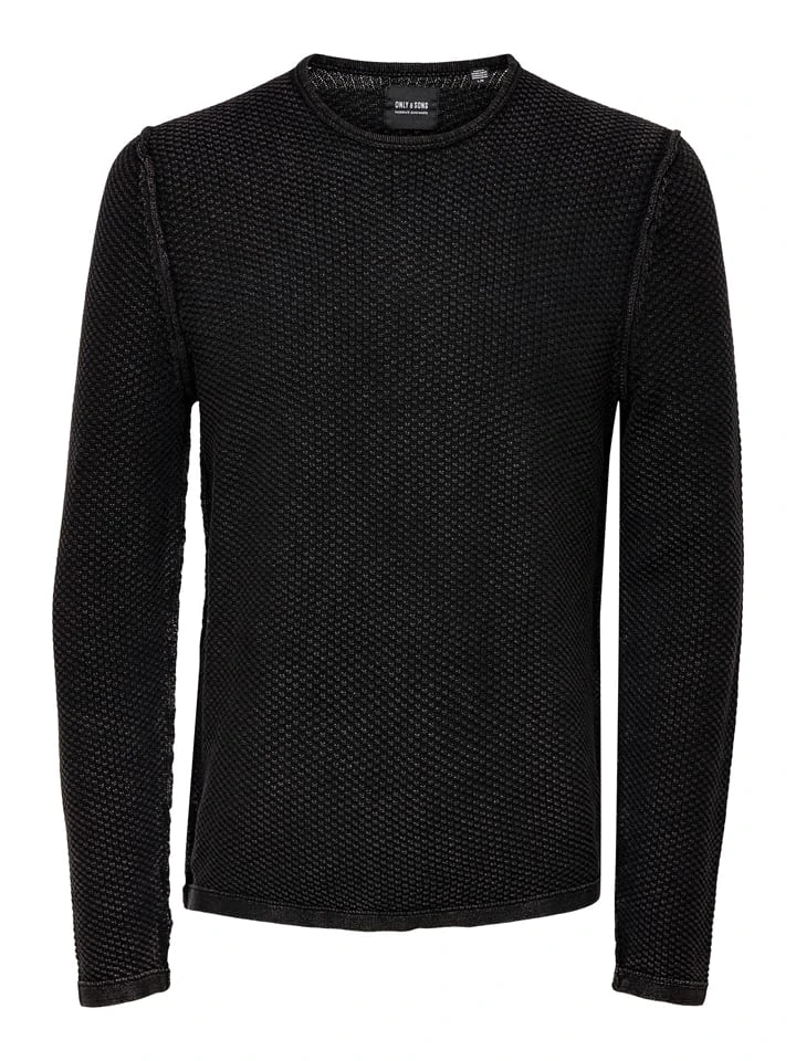 Pullover "Pavo" in Schwarz Only & Sons Pullover "Pavo" In Schwarz -Modebekleidungs Geschäft only and sons pullover pavo in schwarz