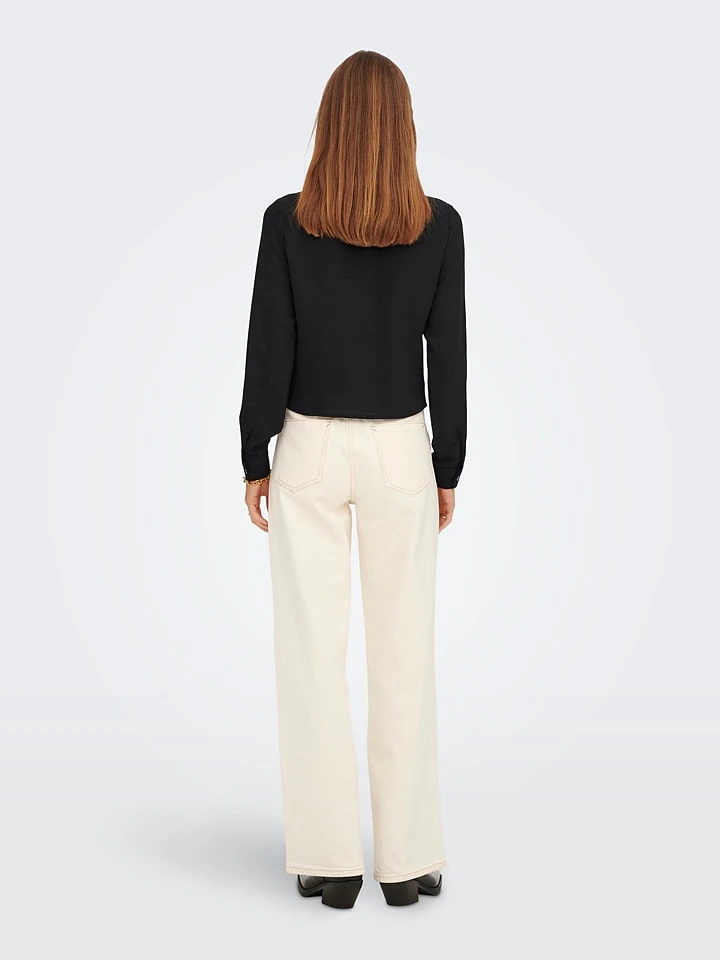 Bluse "Mette" in Schwarz ONLY Bluse "Mette" In Schwarz -Modebekleidungs Geschäft only bluse mette in schwarz 5