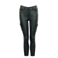 ONLY Hose - Anne K NYA Mid Coat Cargo Ank Peat - Green