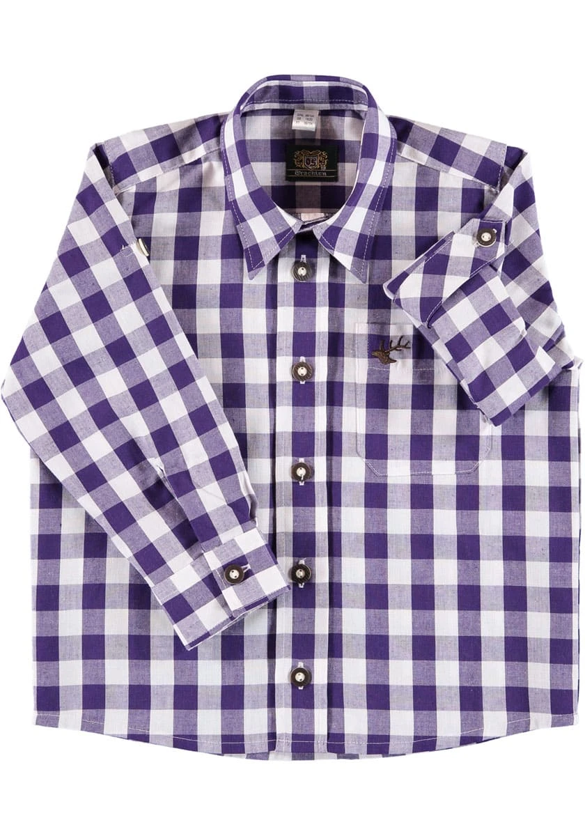 Trachtenhemd Brumtu in dunkellila Trachtenhemd Brumtu In Dunkellila -Modebekleidungs Geschäft os trachten trachtenhemd brumtu in dunkellila