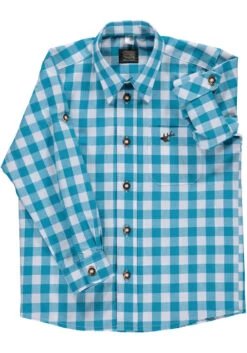 Trachtenhemd Brumtu In Türkis -Modebekleidungs Geschäft os trachten trachtenhemd brumtu in turkis 2