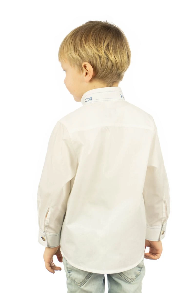 Trachtenhemd Vaboyo in weiß-mittelblau Trachtenhemd Vaboyo In Weiß-mittelblau -Modebekleidungs Geschäft os trachten trachtenhemd vaboyo in weiss mittelblau 1