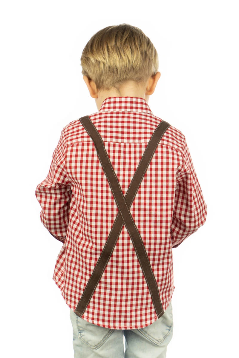 Trachtenhemd Velmowo in mittelrot Trachtenhemd Velmowo In Mittelrot -Modebekleidungs Geschäft os trachten trachtenhemd velmowo in mittelrot 1