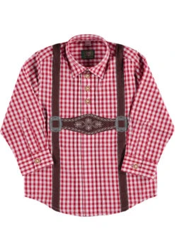 Trachtenhemd Velmowo In Mittelrot 4 Trachtenhemd Velmowo In Mittelrot -Modebekleidungs Geschäft os trachten trachtenhemd velmowo in mittelrot 2