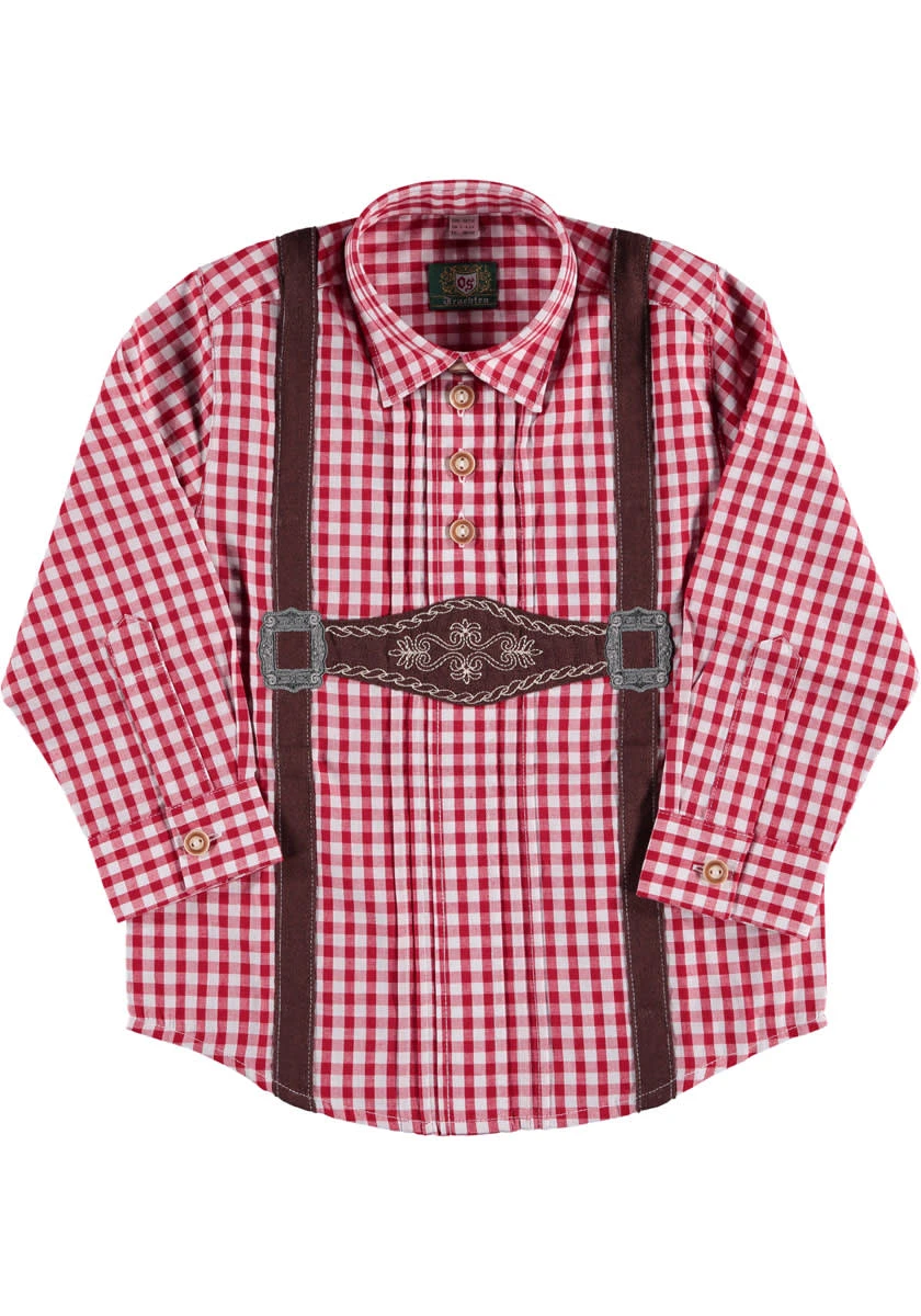 Trachtenhemd Velmowo in mittelrot Trachtenhemd Velmowo In Mittelrot -Modebekleidungs Geschäft os trachten trachtenhemd velmowo in mittelrot 2