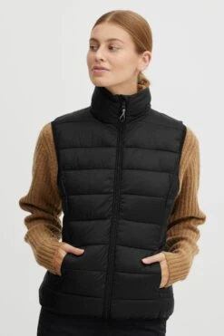 OXMO Steppweste In Schwarz