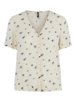 Pieces Bluse In Weiß