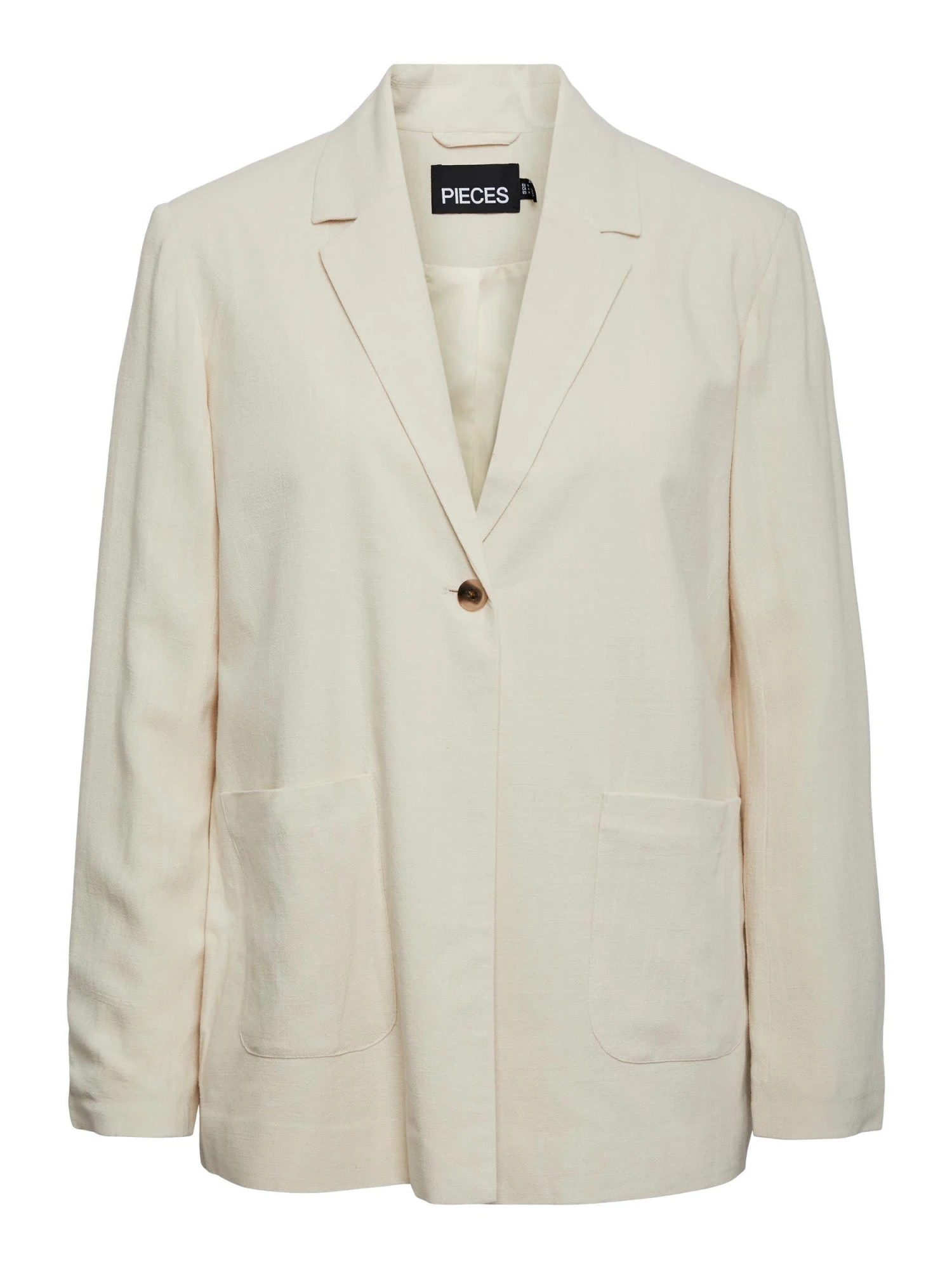Klassischer Blazer birch Pieces Klassischer Blazer Birch -Modebekleidungs Geschäft pieces klassischer blazer birch