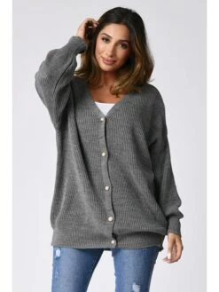 Cardigan "Seoul" In Grau