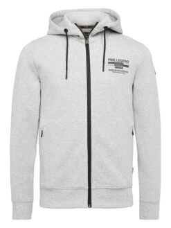 PME Legend Sweatjacke In Hellgrau