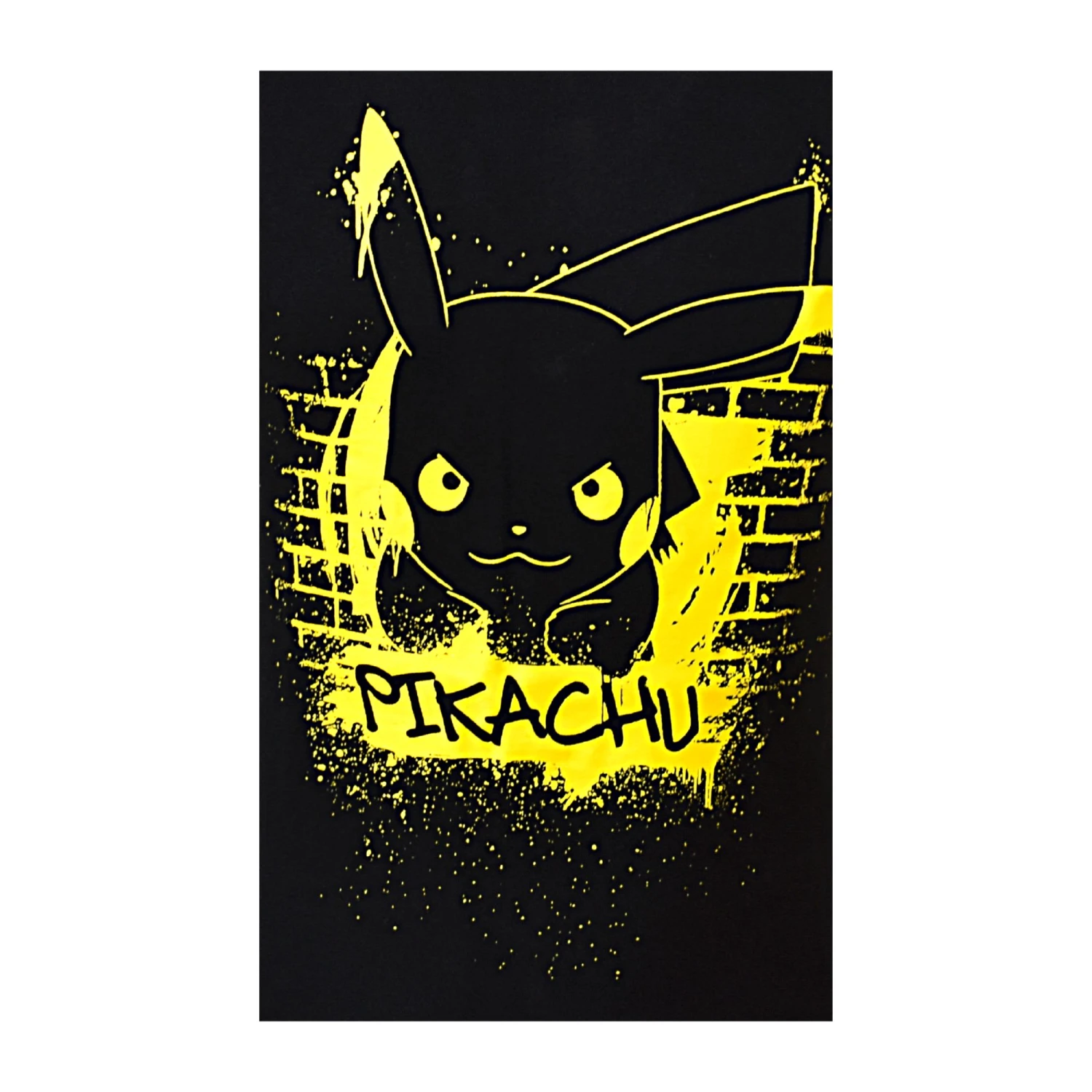 T-Shirt Pokémon Pikachu in Schwarz T-Shirt Pokémon Pikachu In Schwarz -Modebekleidungs Geschäft pokemon t shirt pokemon pikachu in schwarz 1