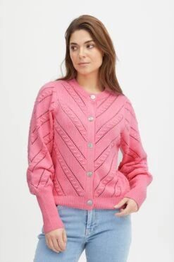 Cardigan In Rosa