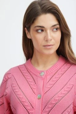 Cardigan In Rosa -Modebekleidungs Geschäft pulz jeans cardigan in rosa 3