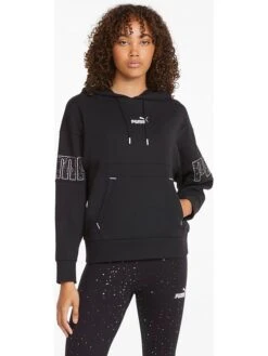 Hoodie "Puma Power" In Schwarz 4 Hoodie "Puma Power" In Schwarz -Modebekleidungs Geschäft puma hoodie puma power in schwarz 2