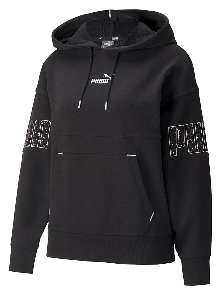 Hoodie "Puma Power" in Schwarz Hoodie "Puma Power" In Schwarz -Modebekleidungs Geschäft puma hoodie puma power in schwarz