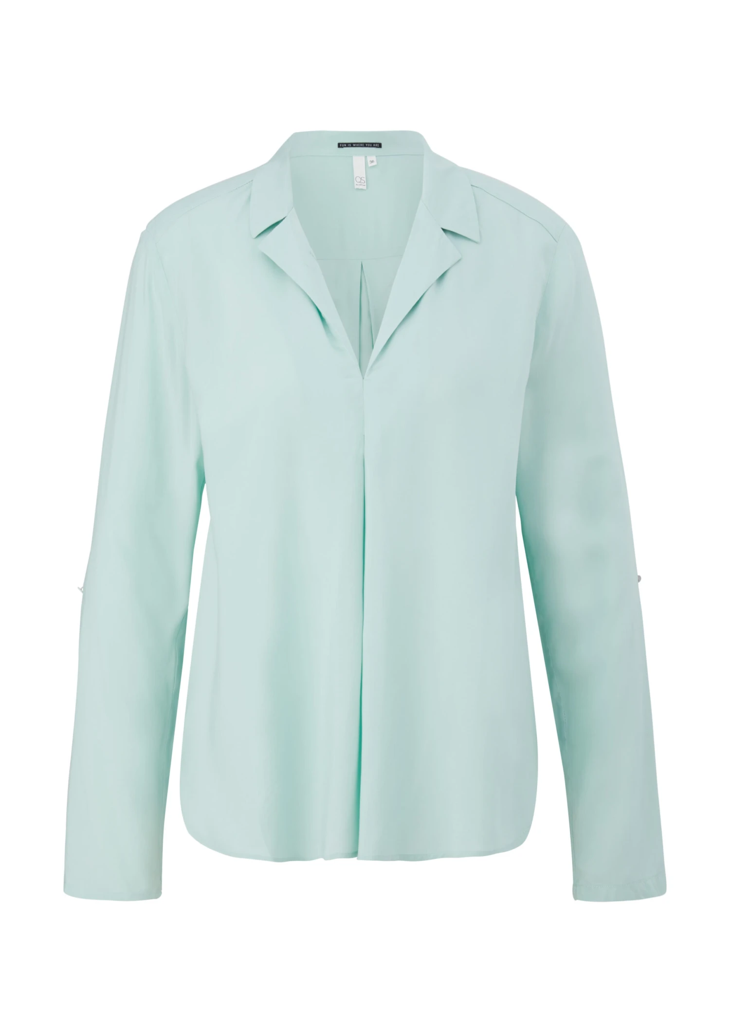 Bluse türkis QS By S.Oliver Bluse Türkis -Modebekleidungs Geschäft qs by s oliver bluse turkis scaled