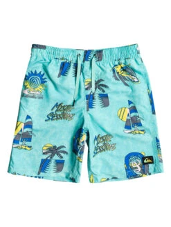 Quicksilver Badeshorts "Island Pulse" In Türkis