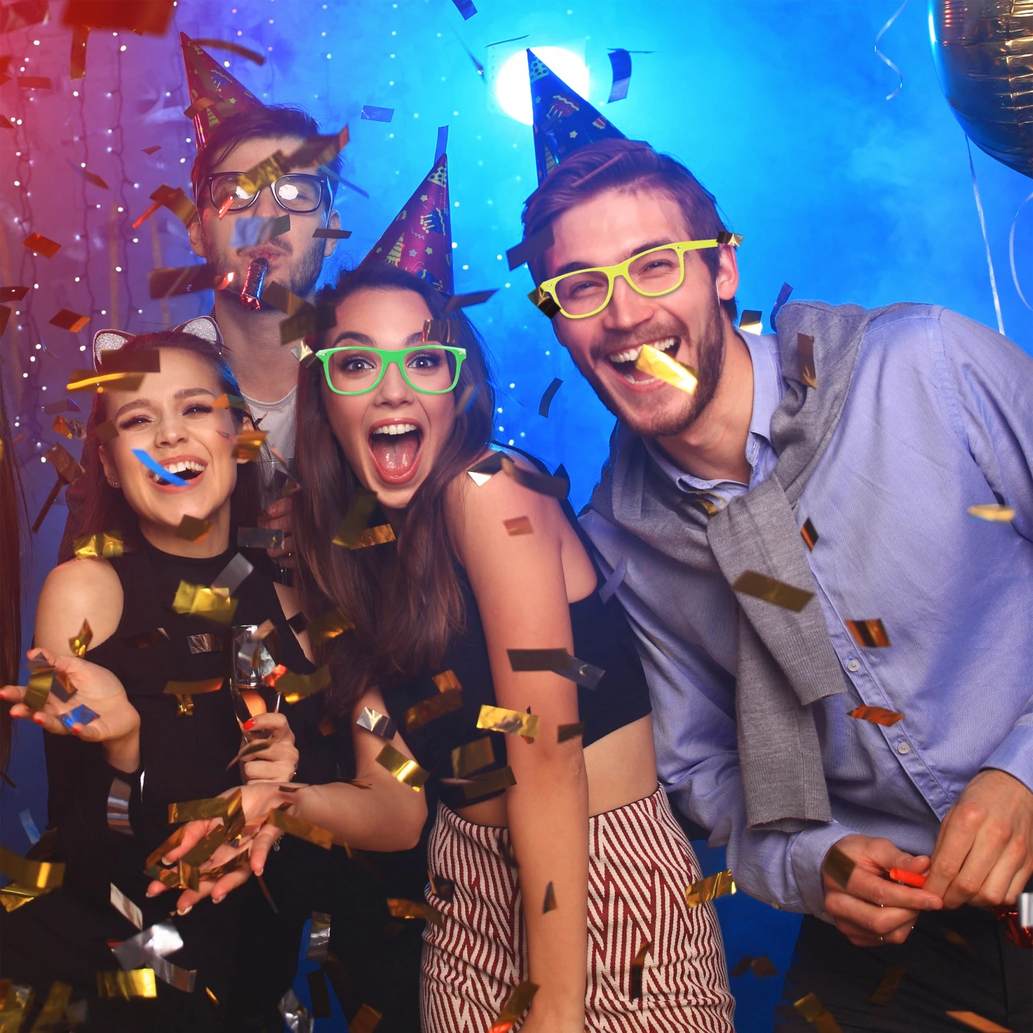 12x Partybrille in Bunt 12x Partybrille In Bunt -Modebekleidungs Geschäft relaxdays 12x partybrille in bunt 1