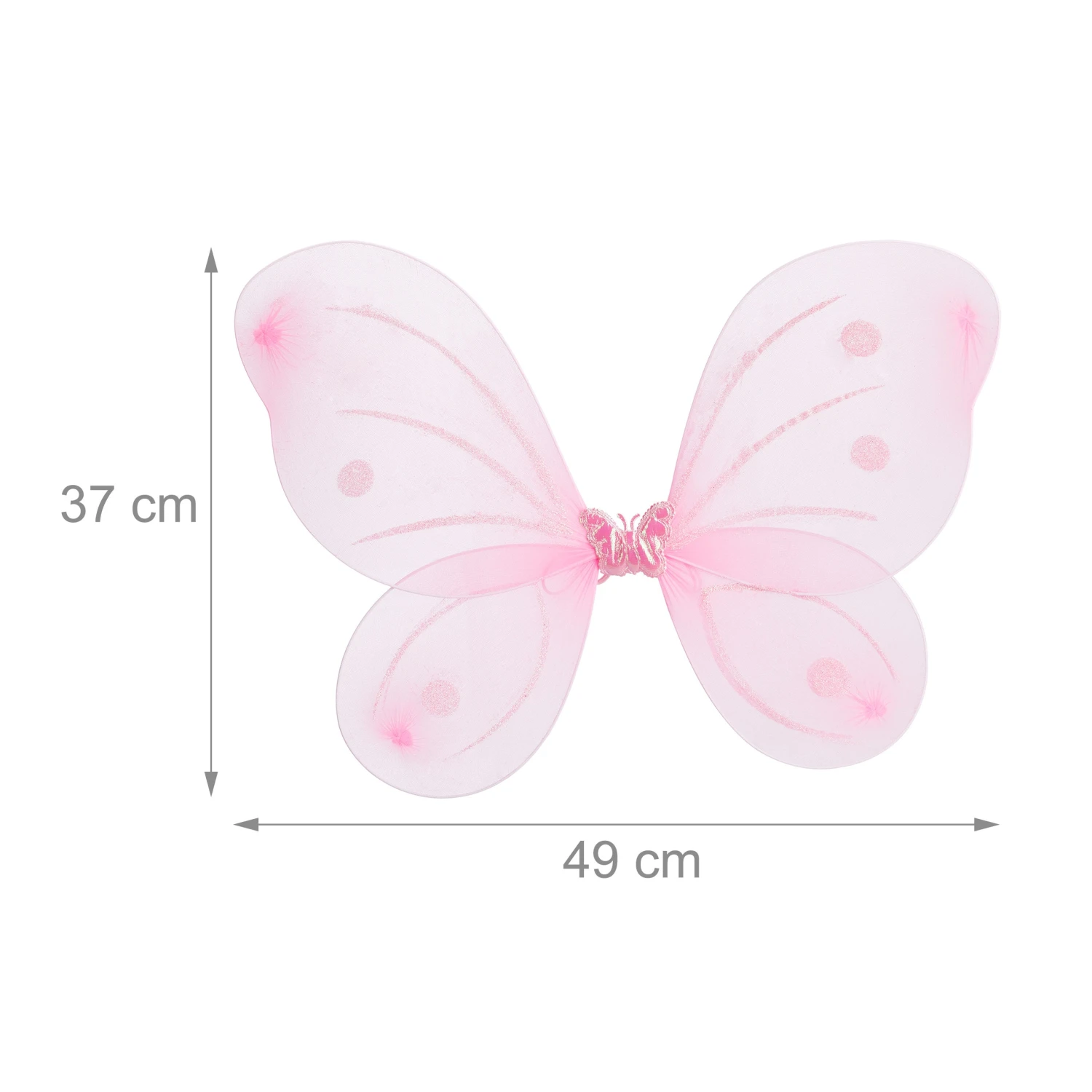 1x Feenflügel in Pink/ Silber 1x Feenflügel In Pink/ Silber -Modebekleidungs Geschäft relaxdays 1x feenflugel in pink silber 3