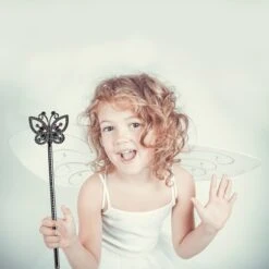 5x Feenflügel/Zauberstab In Pink/Silber -Modebekleidungs Geschäft relaxdays 5x feenflugel zauberstab in pink silber 2