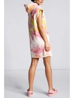 Rich&royal Sweatkleid In Rosa/ Gelb -Modebekleidungs Geschäft rich and royal sweatkleid in rosa gelb 2