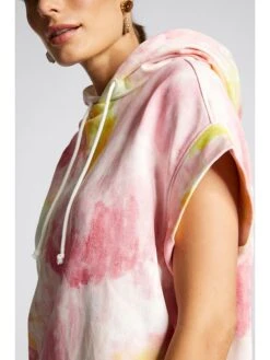 Rich&royal Sweatkleid In Rosa/ Gelb -Modebekleidungs Geschäft rich and royal sweatkleid in rosa gelb 3