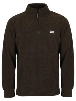 Fleecepullover In Braun