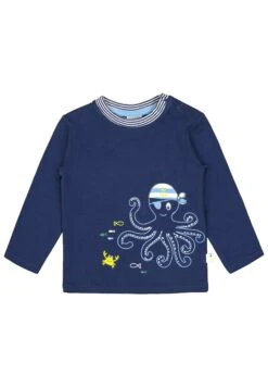 Longsleeve L/S Octopus EMB In Ink Blue