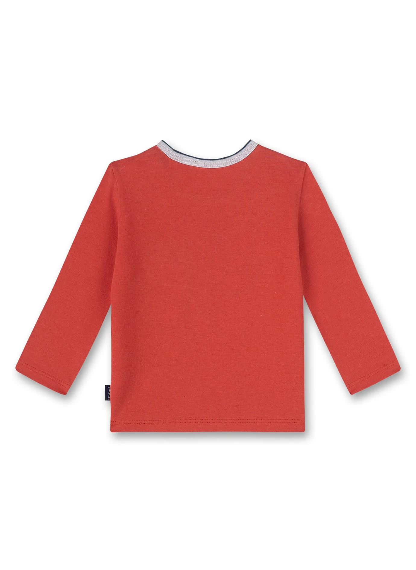 Langarmshirt in Orange Sanetta Langarmshirt In Orange -Modebekleidungs Geschäft sanetta langarmshirt in orange 1