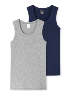 Schiesser Tanktop Long Life Cotton In Mehrfarbig