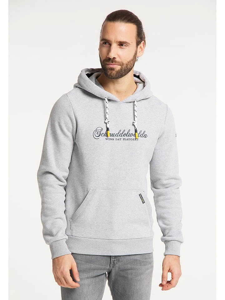 Hoodie in Grau Schmuddelwedda Hoodie In Grau -Modebekleidungs Geschäft schmuddelwedda hoodie in grau