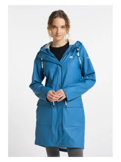 Modebekleidungs Geschäft -Modebekleidungs Geschäft schmuddelwedda regenmantel in blau 1