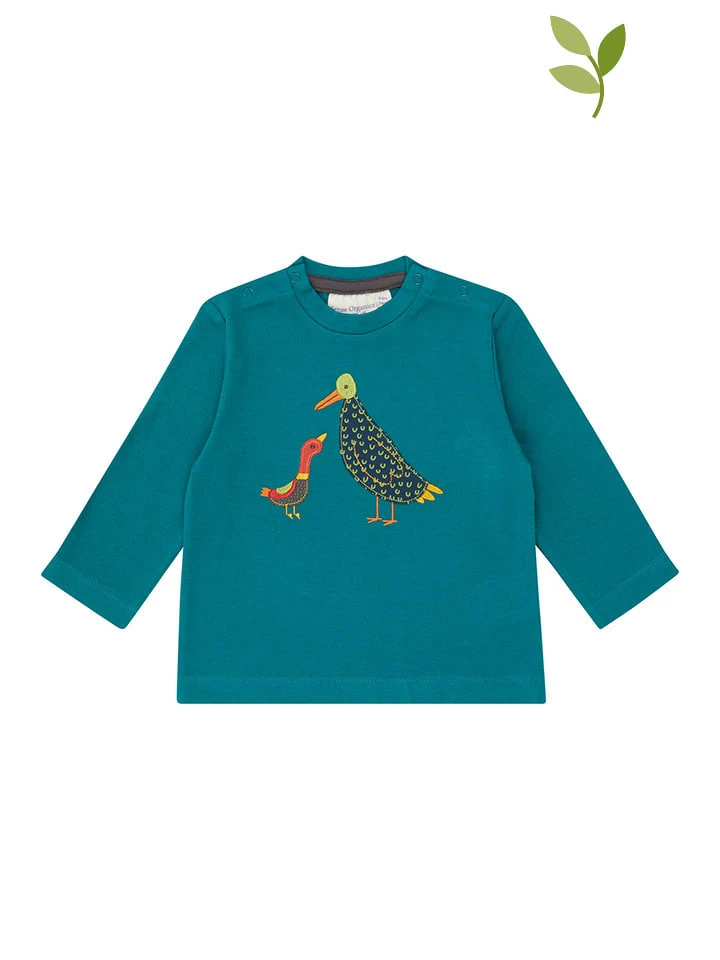 Longsleeve in Türkis Sense Organics Longsleeve In Türkis -Modebekleidungs Geschäft sense organics longsleeve in turkis