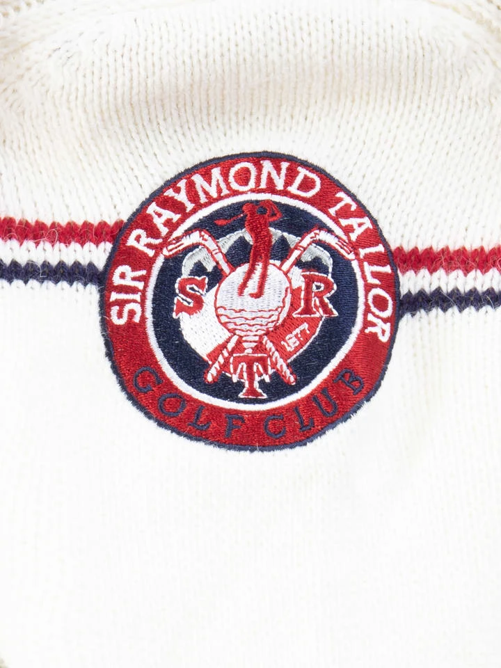 Sweatjacke "Scottie" in Weiß Sweatjacke "Scottie" In Weiß -Modebekleidungs Geschäft sir raymond tailor sweatjacke scottie in weiss 4