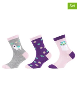 Skechers 9er-Set: Socken In Rosa/ Lila/ Grau