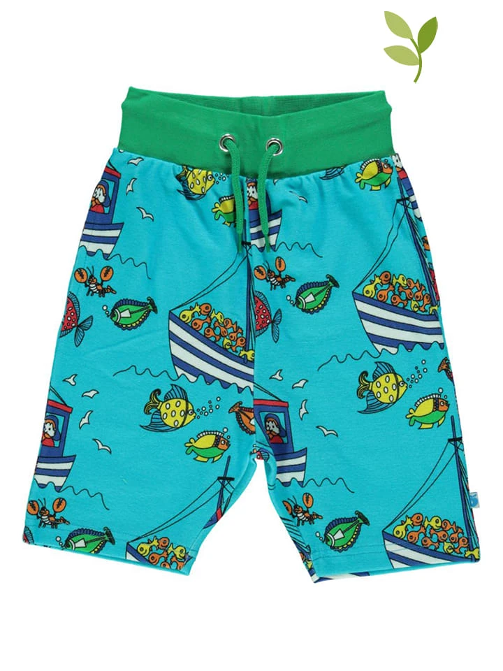 Shorts "Fisherman" in Türkis Shorts "Fisherman" In Türkis -Modebekleidungs Geschäft smafolk shorts fisherman in turkis