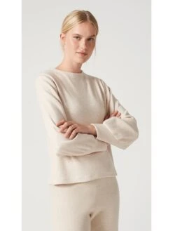 Someday Sweatshirt "Urmel Cosy" In Creme 4 Someday Sweatshirt "Urmel Cosy" In Creme -Modebekleidungs Geschäft someday sweatshirt urmel cosy in creme 2