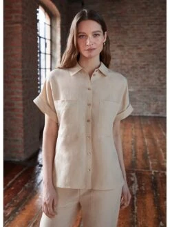 Stefanel Bluse In Creme 3 Stefanel Bluse In Creme -Modebekleidungs Geschäft stefanel bluse in creme 1