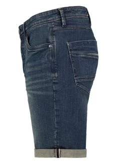 SUBLEVEL Jeans-Bermudas In Dunkelblau -Modebekleidungs Geschäft sublevel jeans bermudas in dunkelblau 2