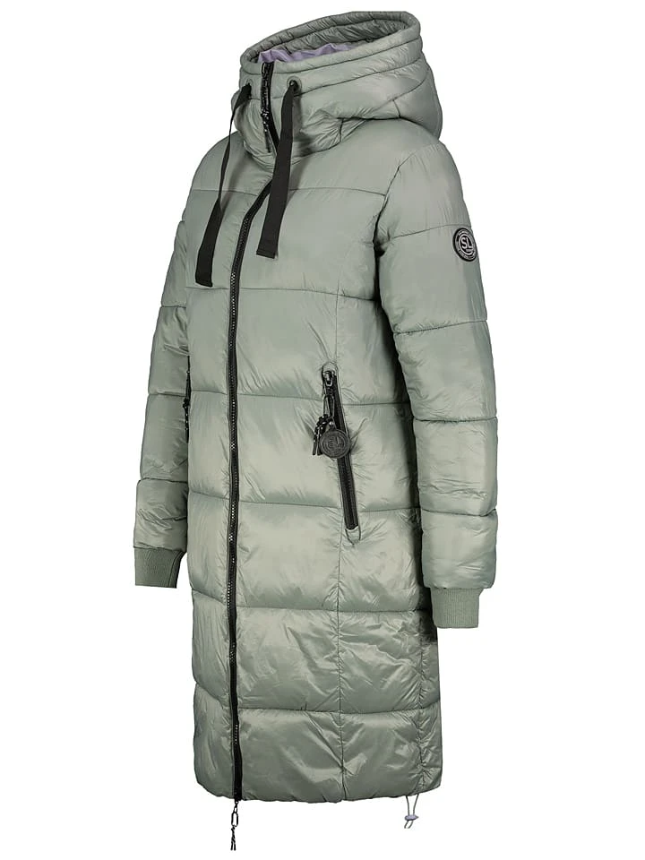 Steppmantel in Mint SUBLEVEL Steppmantel In Mint -Modebekleidungs Geschäft sublevel steppmantel in mint 1