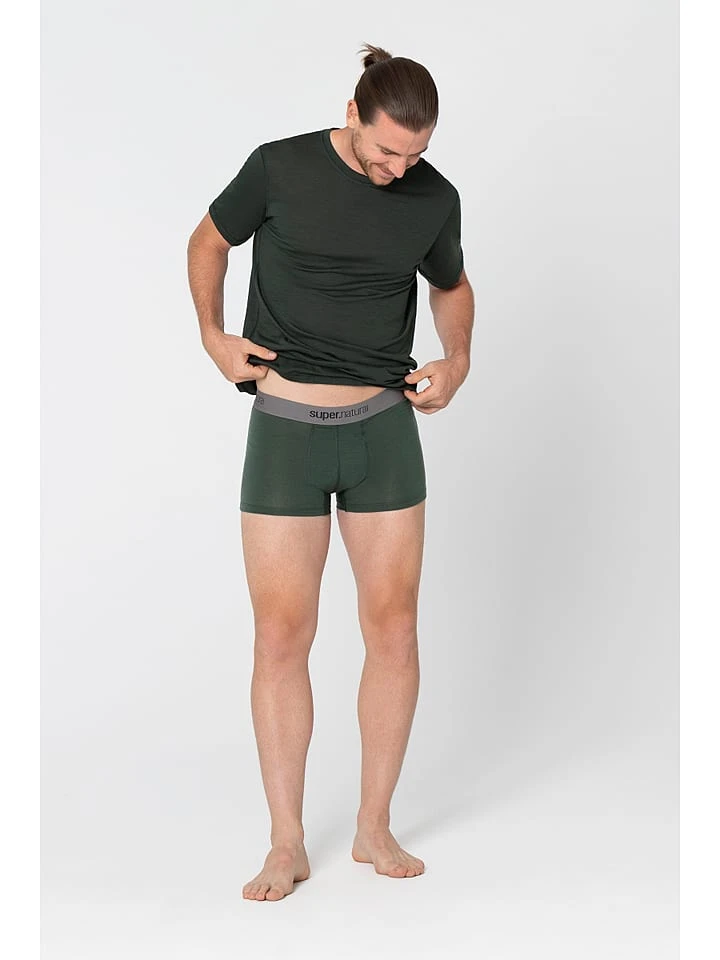 Funktionsboxershorts "Base" in Dunkelgrün Super.natural Funktionsboxershorts "Base" In Dunkelgrün -Modebekleidungs Geschäft super natural funktionsboxershorts base in dunkelgrun 2