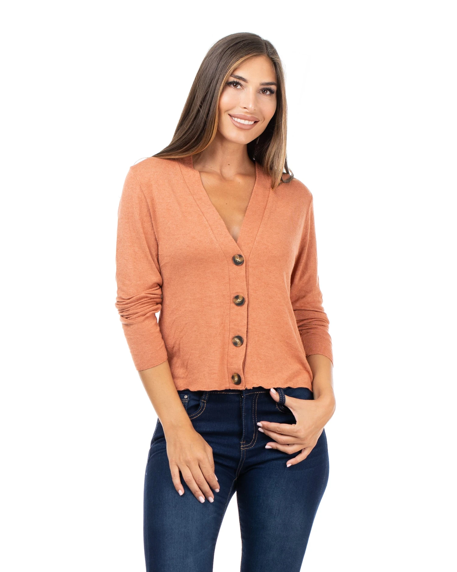 Strickjacke in Braun Strickjacke In Braun -Modebekleidungs Geschäft tantra strickjacke in braun