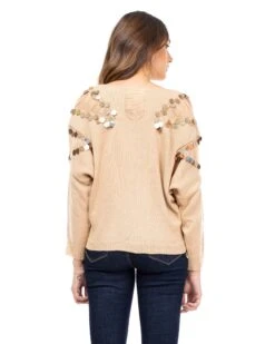 Strickpullover In Beige -Modebekleidungs Geschäft tantra strickpullover in beige 1