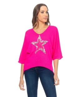 Strickpullover In Rosa