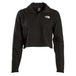 The North Face Jacke - 100 GL Crop 1/4 Zip - Black 3 The North Face Jacke - 100 GL Crop 1/4 Zip - Black -Modebekleidungs Geschäft the north face jacke 100 gl crop 1 4 zip black 1