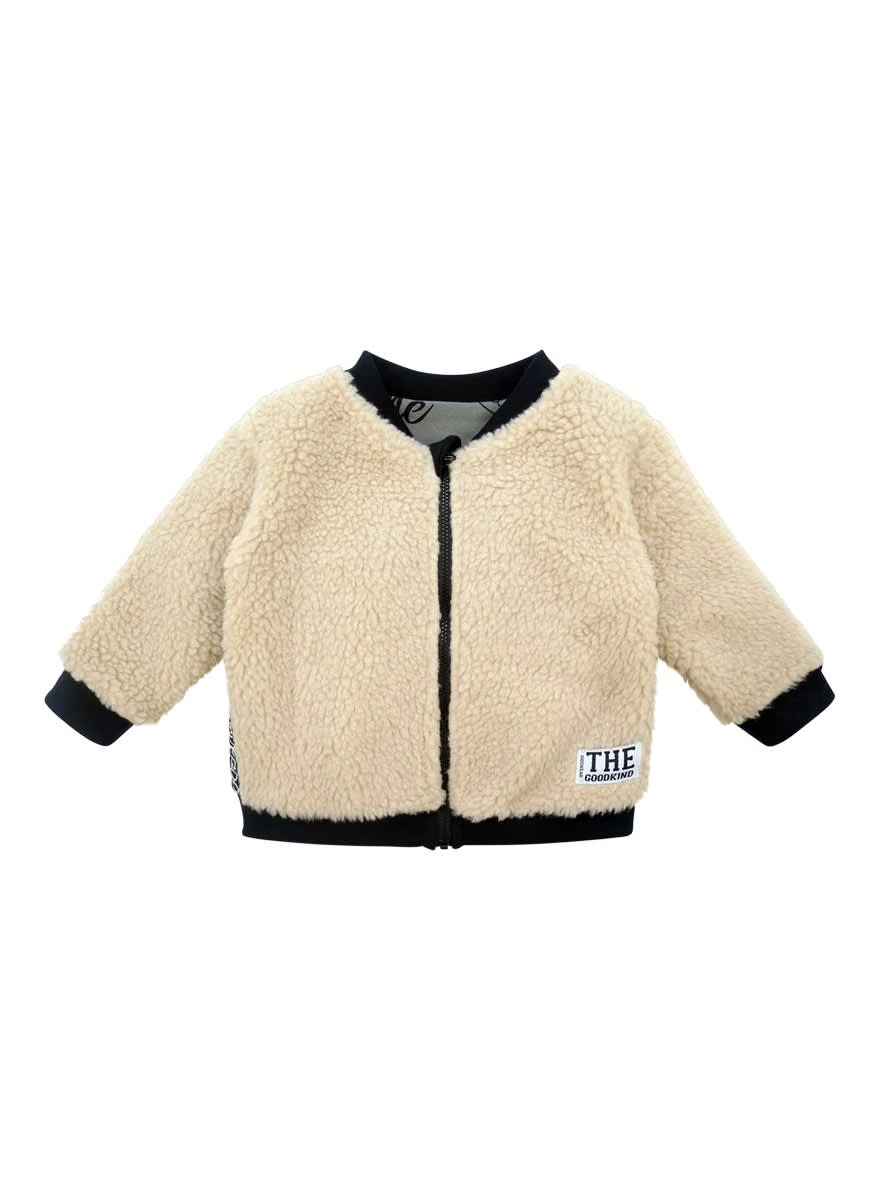 Teddy Wendejacke in Beige Teddy Wendejacke In Beige -Modebekleidungs Geschäft thegoodkind teddy wendejacke in beige