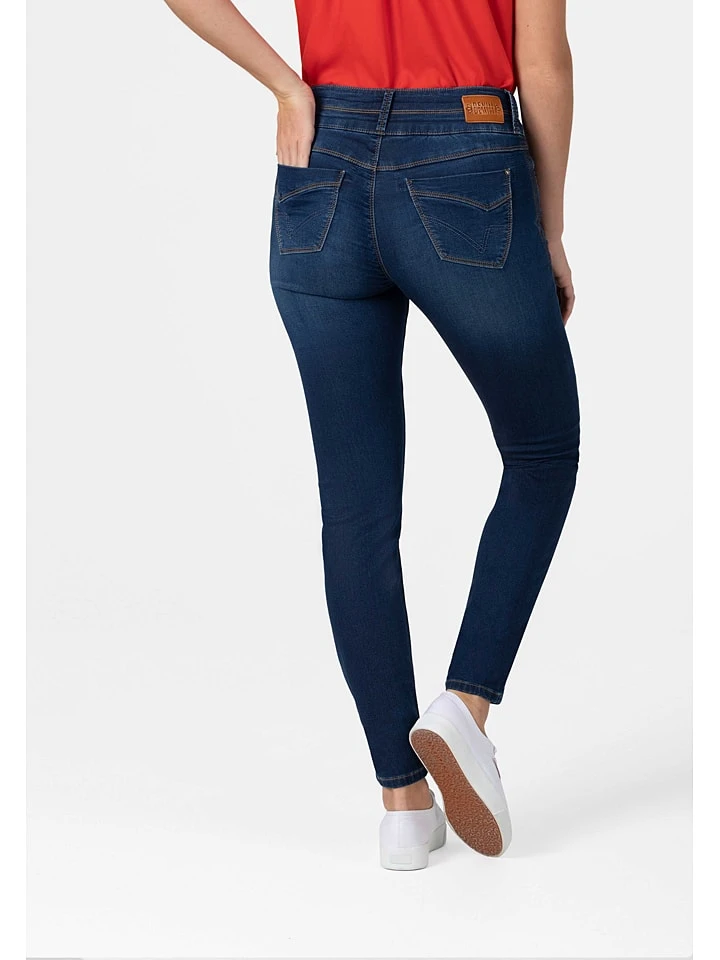 Jeans "Enya" - Slim fit - in Dunkelblau TIMEZONE Jeans "Enya" - Slim Fit - In Dunkelblau -Modebekleidungs Geschäft timezone jeans enya slim fit in dunkelblau 1